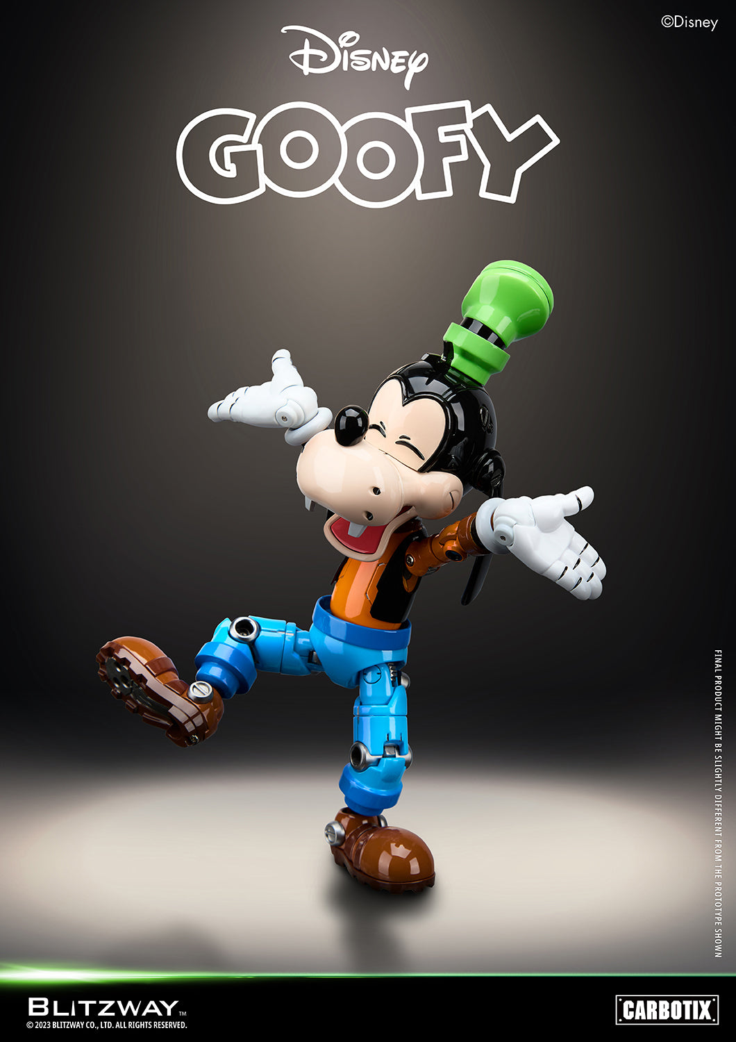 Preventa Figura Goofy (DIECAST) - Disney Carbotix Series marca Blitzway BW-CA-10504 (20.7 cm)