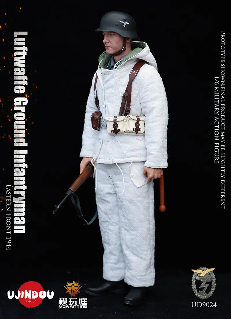 Preventa Figura WWII German Luftwaffe Field Divisions - Infantry Eastern Front 1944 marca Ujindou UD9024 escala 1/6