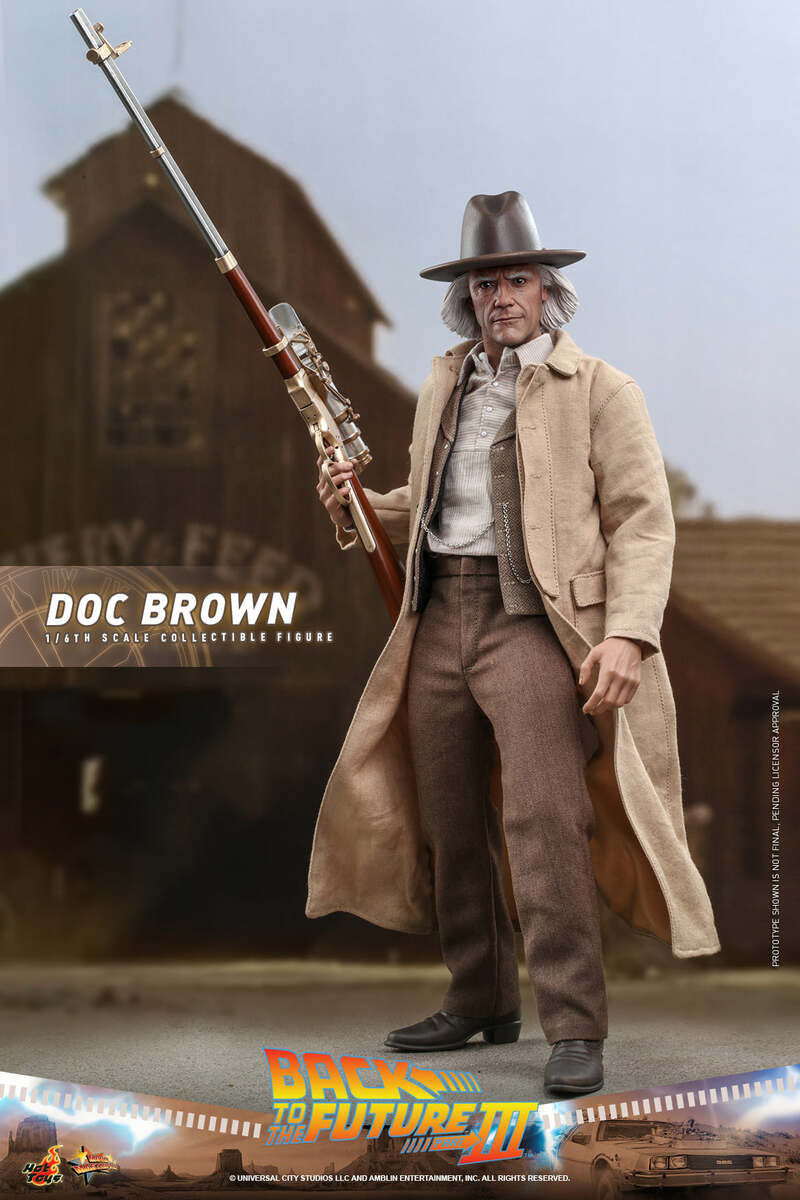 Pedido Figura Doc Brown - Back to the Future Part III marca Hot Toys MMS617 escala 1/6