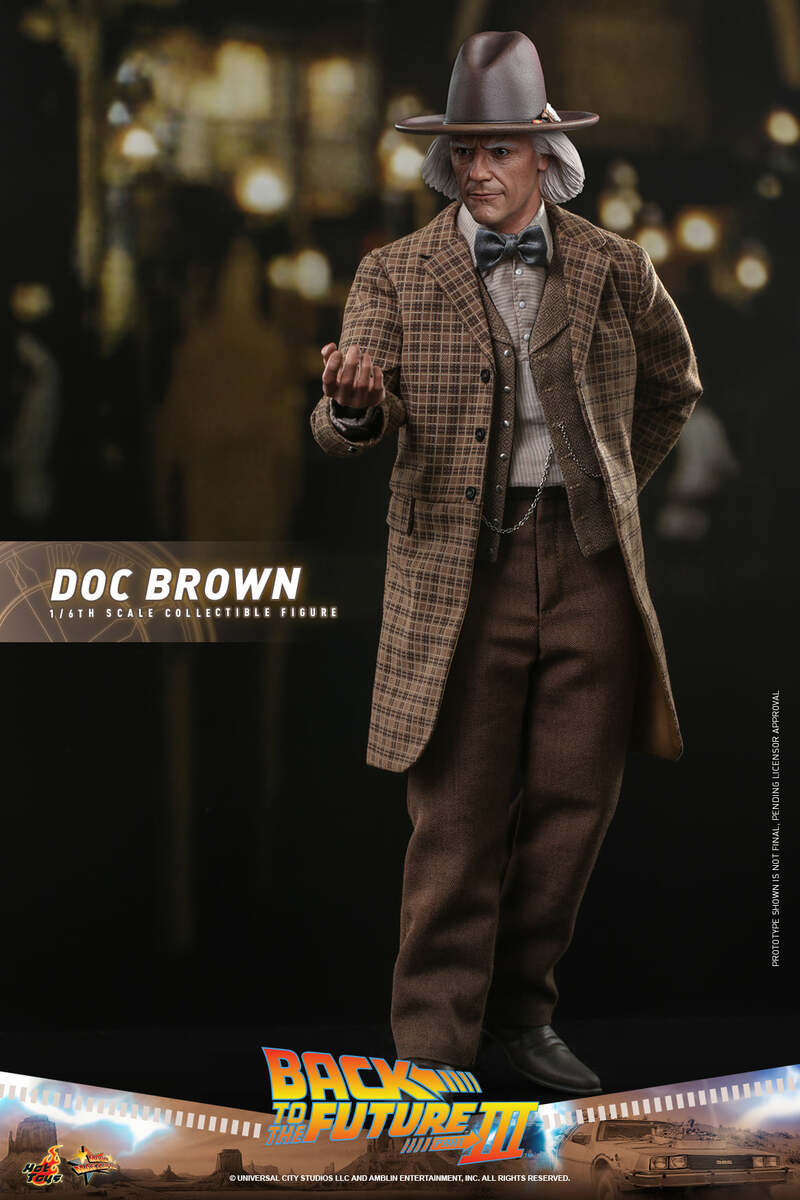 Pedido Figura Doc Brown - Back to the Future Part III marca Hot Toys MMS617 escala 1/6