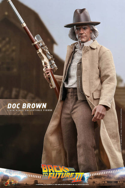 Pedido Figura Doc Brown - Back to the Future Part III marca Hot Toys MMS617 escala 1/6