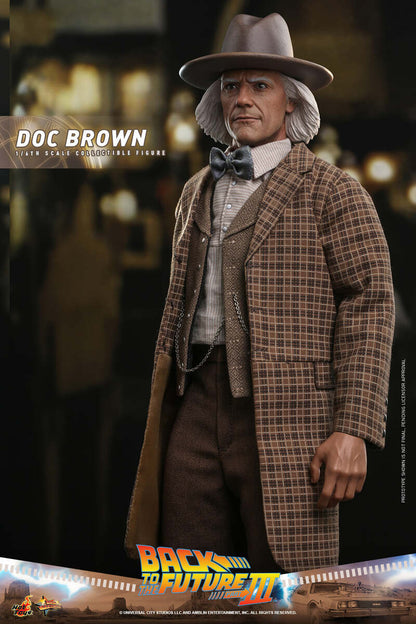 Pedido Figura Doc Brown - Back to the Future Part III marca Hot Toys MMS617 escala 1/6