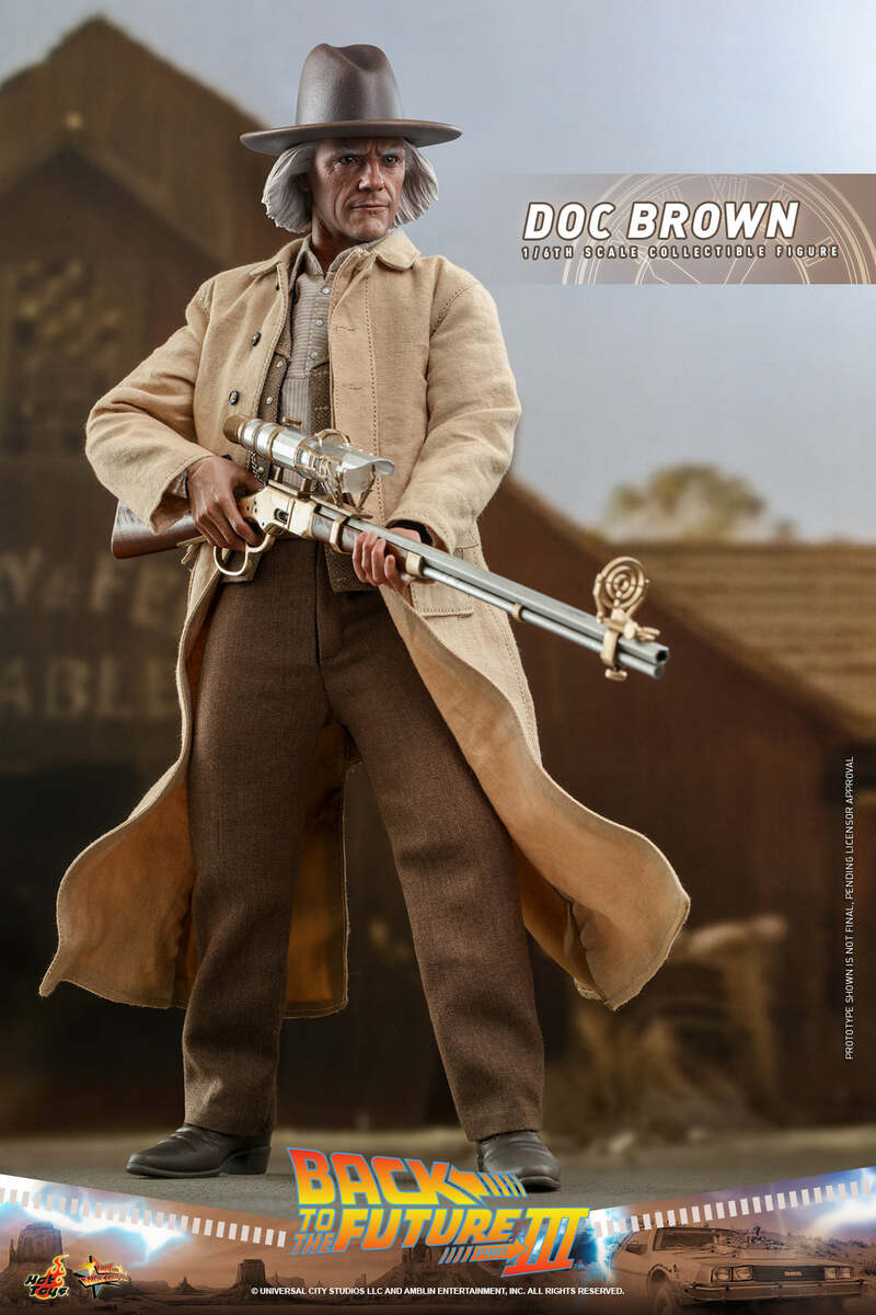 Pedido Figura Doc Brown - Back to the Future Part III marca Hot Toys MMS617 escala 1/6