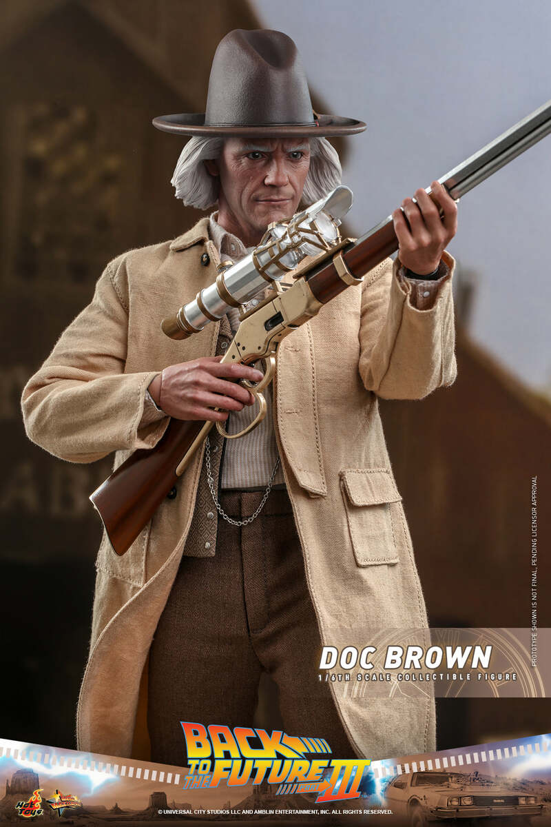 Pedido Figura Doc Brown - Back to the Future Part III marca Hot Toys MMS617 escala 1/6