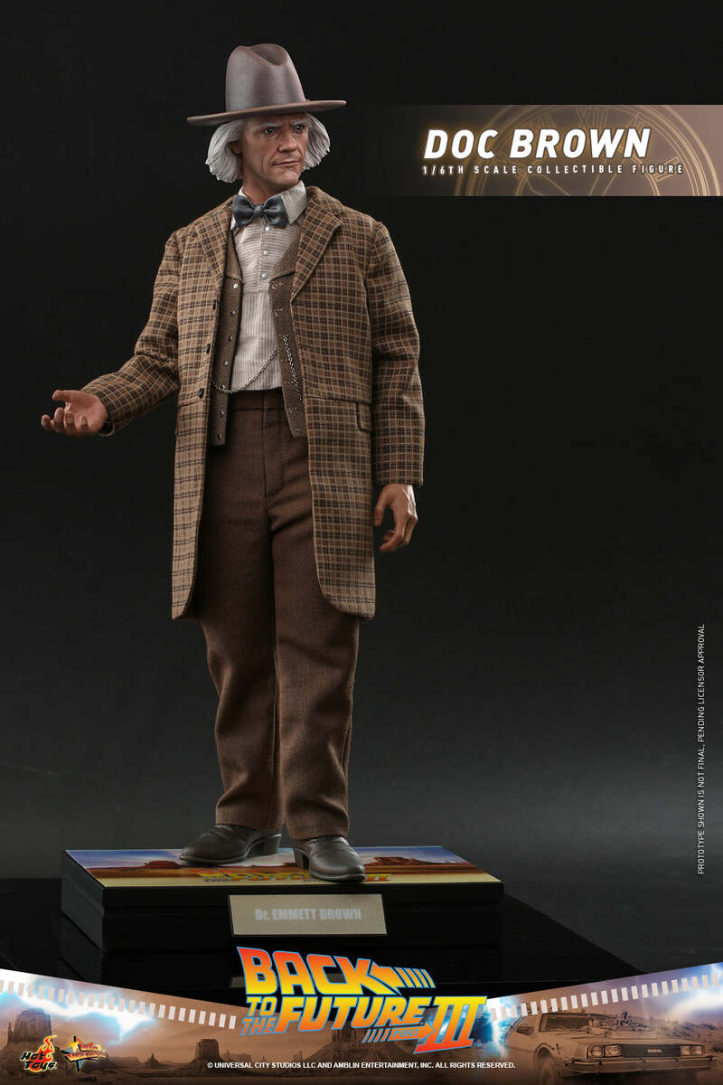 Pedido Figura Doc Brown - Back to the Future Part III marca Hot Toys MMS617 escala 1/6