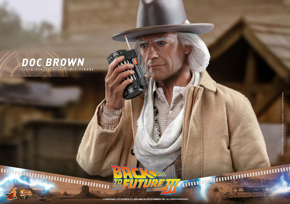 Pedido Figura Doc Brown - Back to the Future Part III marca Hot Toys MMS617 escala 1/6