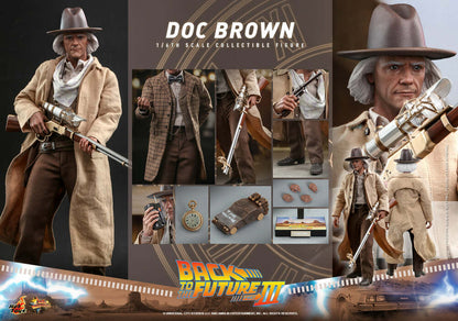 Pedido Figura Doc Brown - Back to the Future Part III marca Hot Toys MMS617 escala 1/6