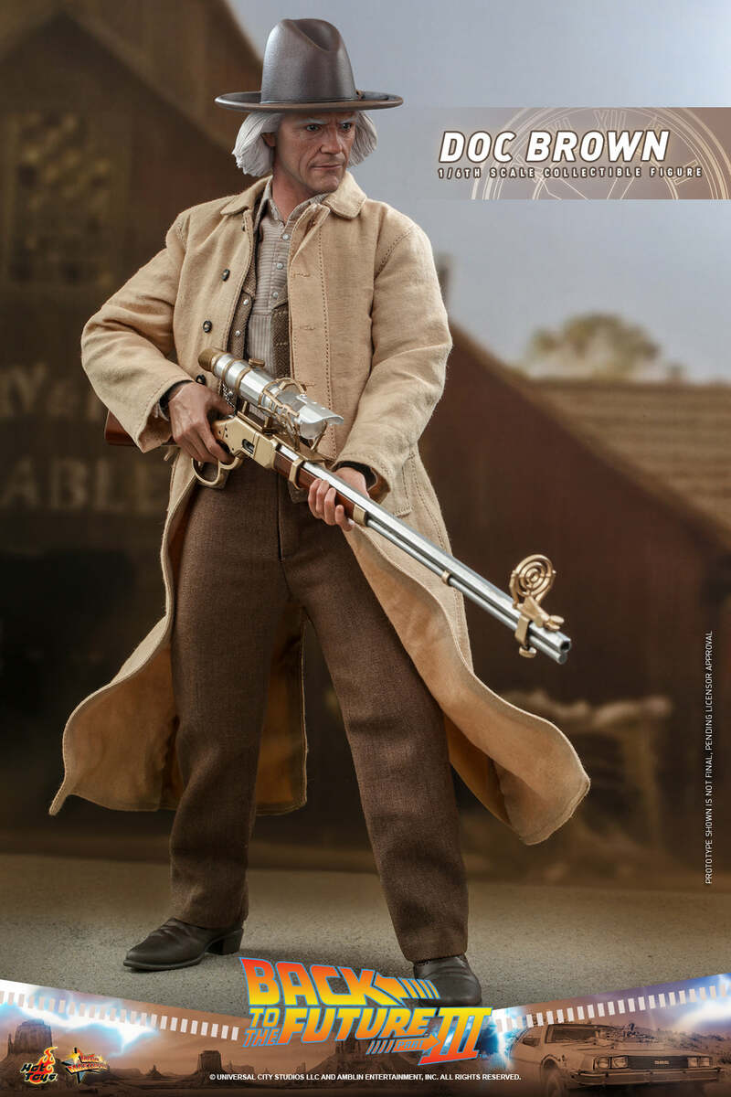 Pedido Figura Doc Brown - Back to the Future Part III marca Hot Toys MMS617 escala 1/6