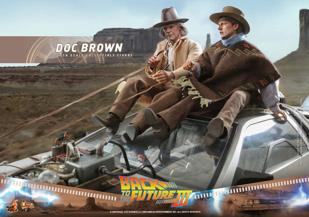 Pedido Figura Doc Brown - Back to the Future Part III marca Hot Toys MMS617 escala 1/6