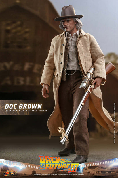 Pedido Figura Doc Brown - Back to the Future Part III marca Hot Toys MMS617 escala 1/6