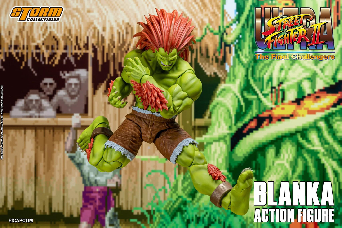 Preventa Figura Blanka - Ultra Street Fighter II: The Final Challengers marca Storm Collectibles CPSF25 escala pequeña 1/12