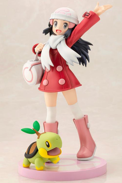 Pedido Estatua Dawn with Turtwig - Pokemon - ArtFX J marca Kotobukiya escala 1/8