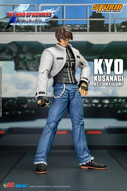 Pedido Figura Kyo Kusanagi - The King of Fighters 2002 Unlimited Match marca Storm Collectibles SKKF08 escala pequeña 1/12