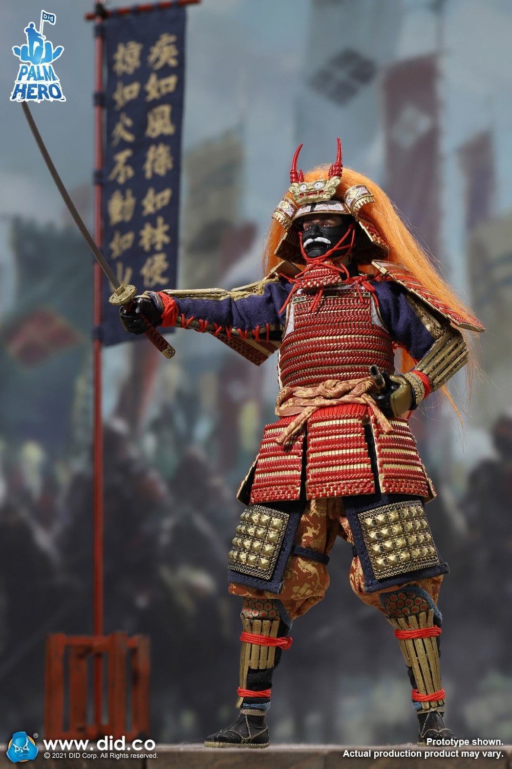 Pedido Figura Takeda Shingen - Japan Samurai Series marca DID XA80013 escala pequeña 1/12