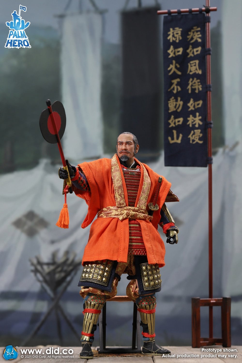 Pedido Figura Takeda Shingen - Japan Samurai Series marca DID XA80013 escala pequeña 1/12