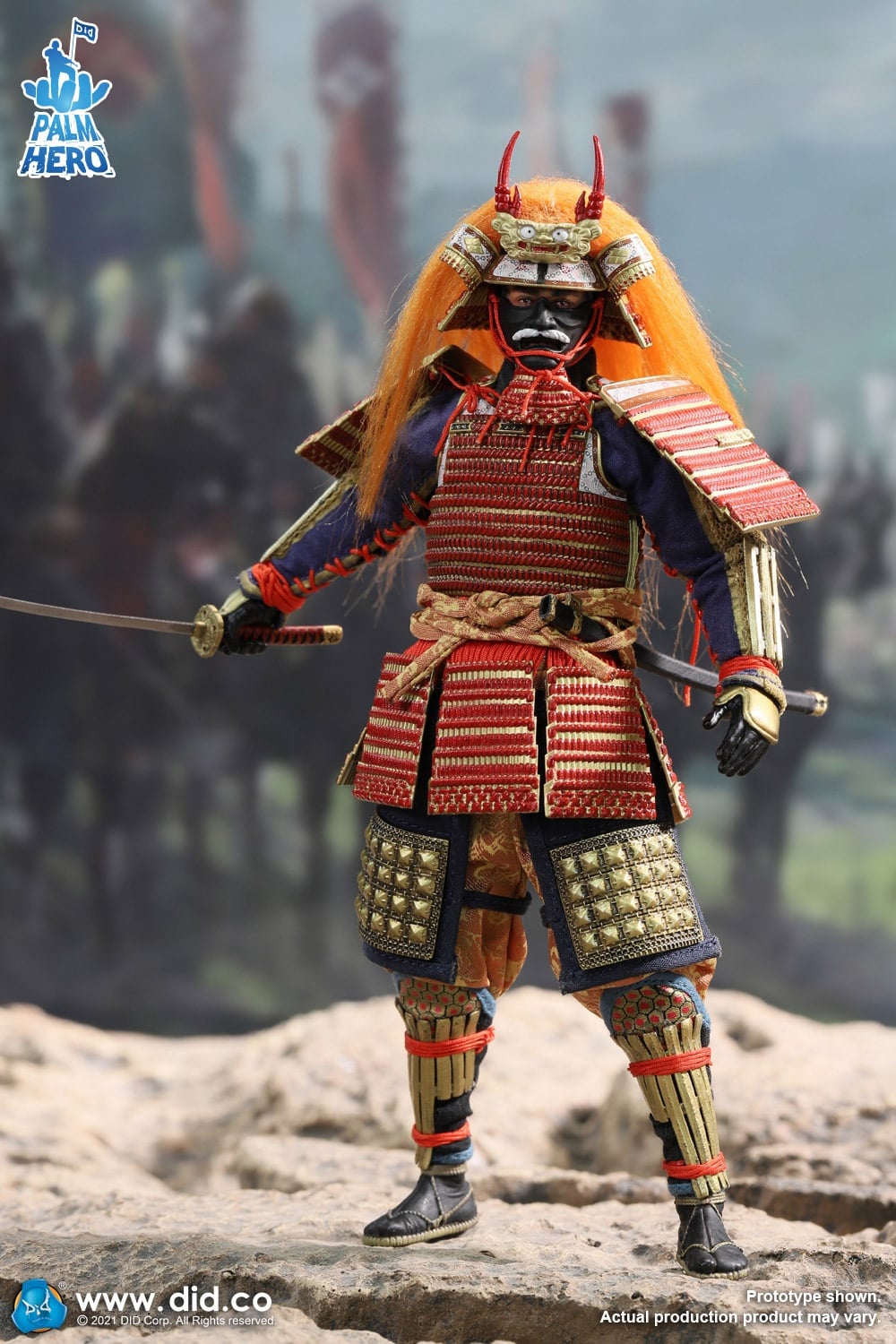 Pedido Figura Takeda Shingen - Japan Samurai Series marca DID XA80013 escala pequeña 1/12