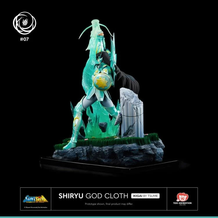 Pedido Estatua SHIRYU God Cloth (Limited Edition) - Saint Seiya Ikigai marca TSUME a escala 1/6 (43 cm)