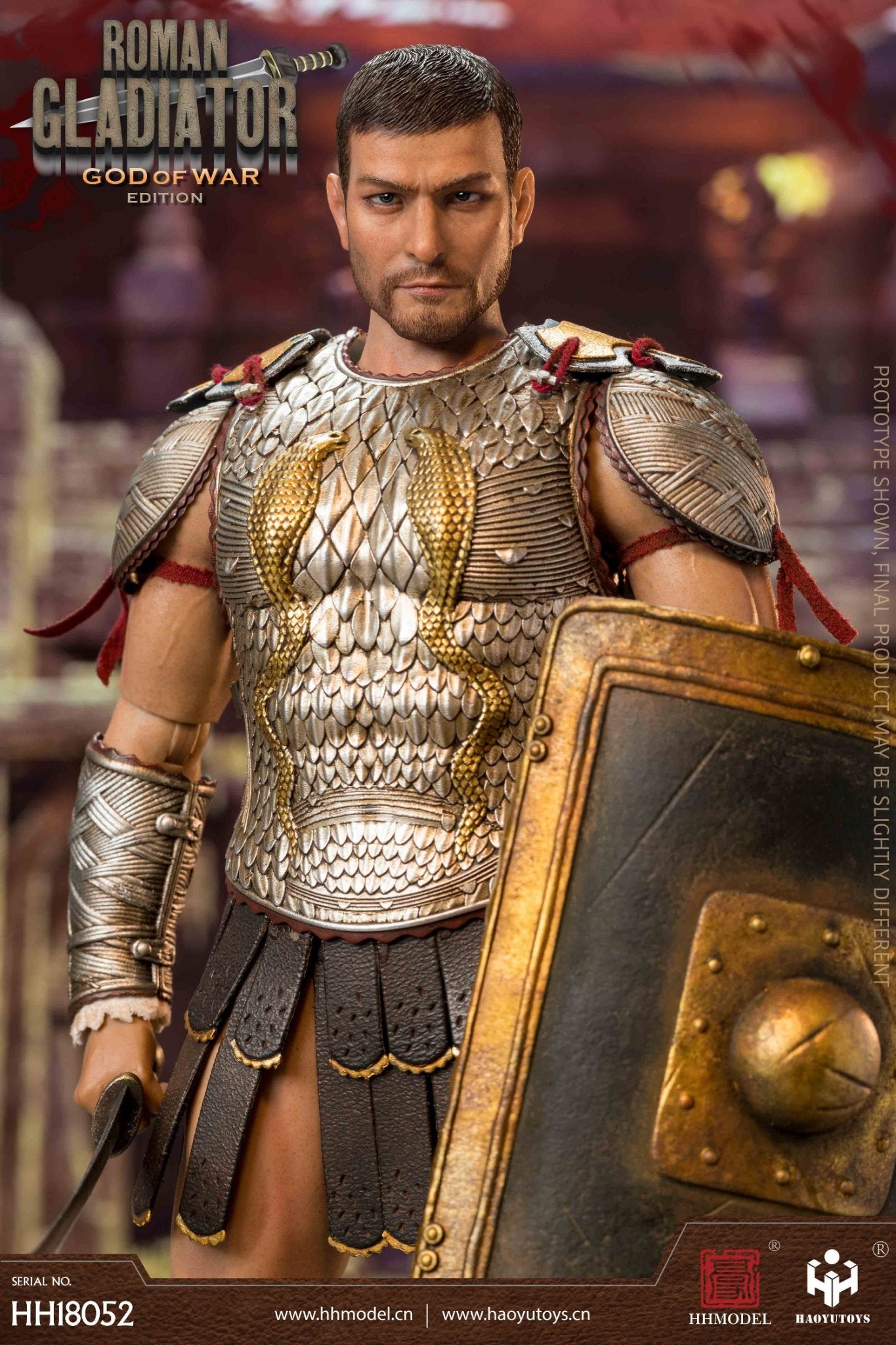 Pedido Figura Roman Gladiator (Ares version) marca HaoyuToys HH18052 escala 1/6 (BACK ORDER)