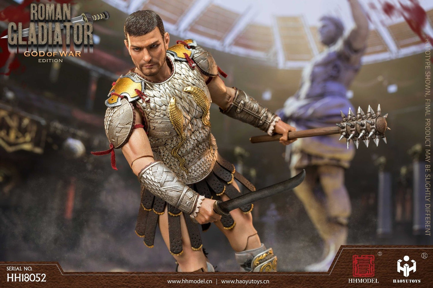 Pedido Figura Roman Gladiator (Ares version) marca HaoyuToys HH18052 escala 1/6 (BACK ORDER)