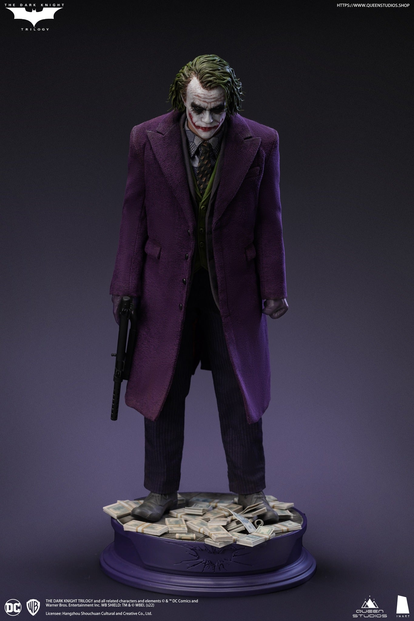 Pedido Figuras TDK Joker InArt (Premium Edition / 2 figuras / cabellos esculpidos) marca Queen Studios escala 1/6