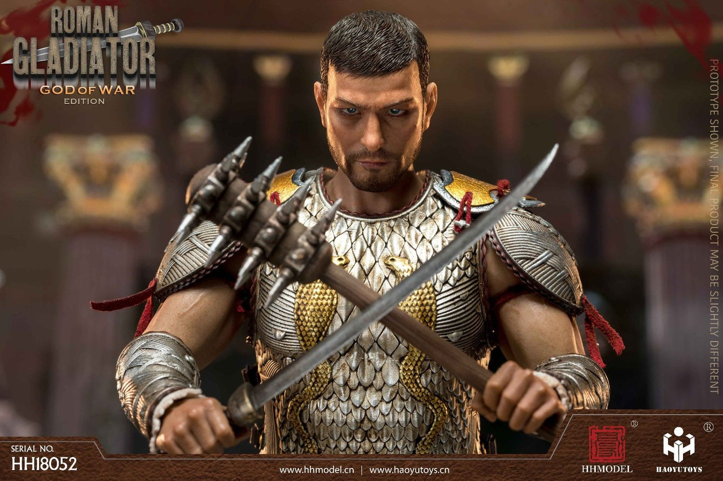 Pedido Figura Roman Gladiator (Ares version) marca HaoyuToys HH18052 escala 1/6 (BACK ORDER)