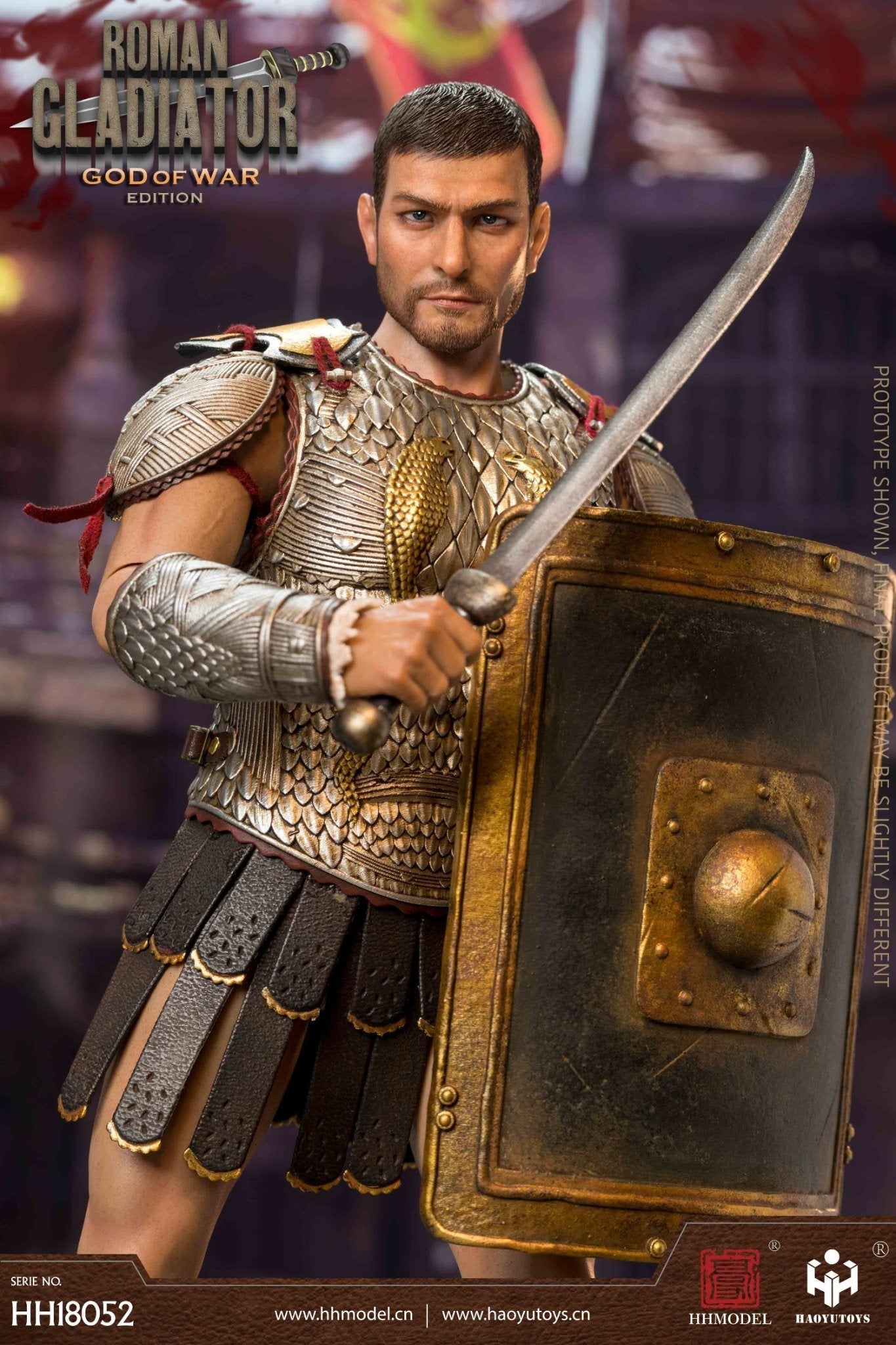 Pedido Figura Roman Gladiator (Ares version) marca HaoyuToys HH18052 escala 1/6 (BACK ORDER)