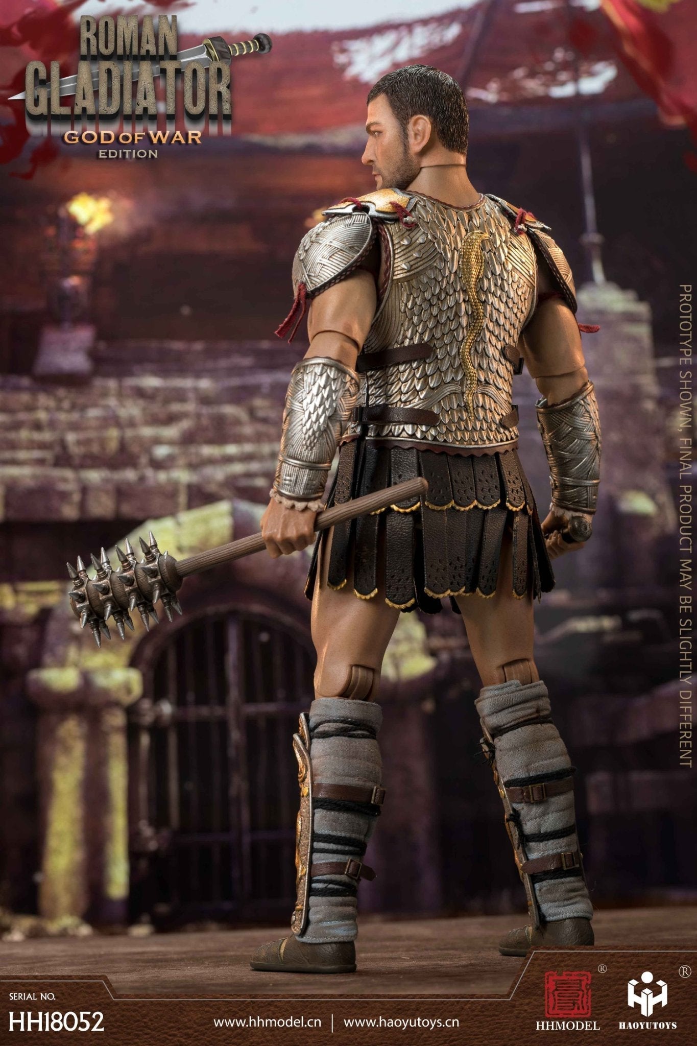 Pedido Figura Roman Gladiator (Ares version) marca HaoyuToys HH18052 escala 1/6 (BACK ORDER)