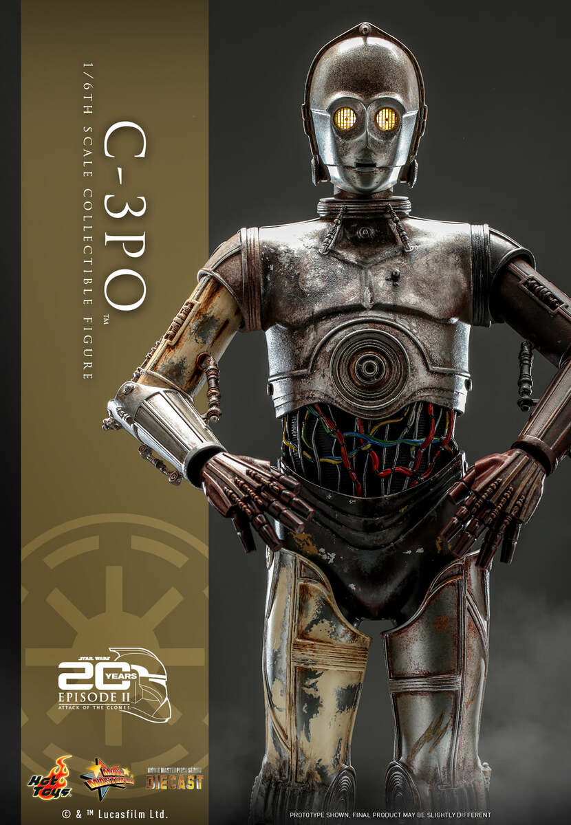 Pedido Figura C-3PO - Star Wars Episode II: Attack of the Clones ™ marca Hot Toys MMS650D46 escala 1/6