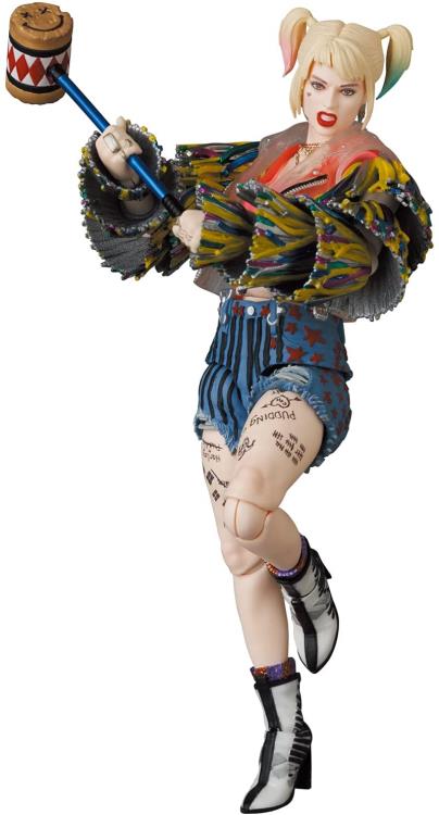 Pedido Figura Harley Quinn (caution tape jacket version) - Birds of Prey - MAFEX marca Medicom Toy No.159 escala pequeña 1/12