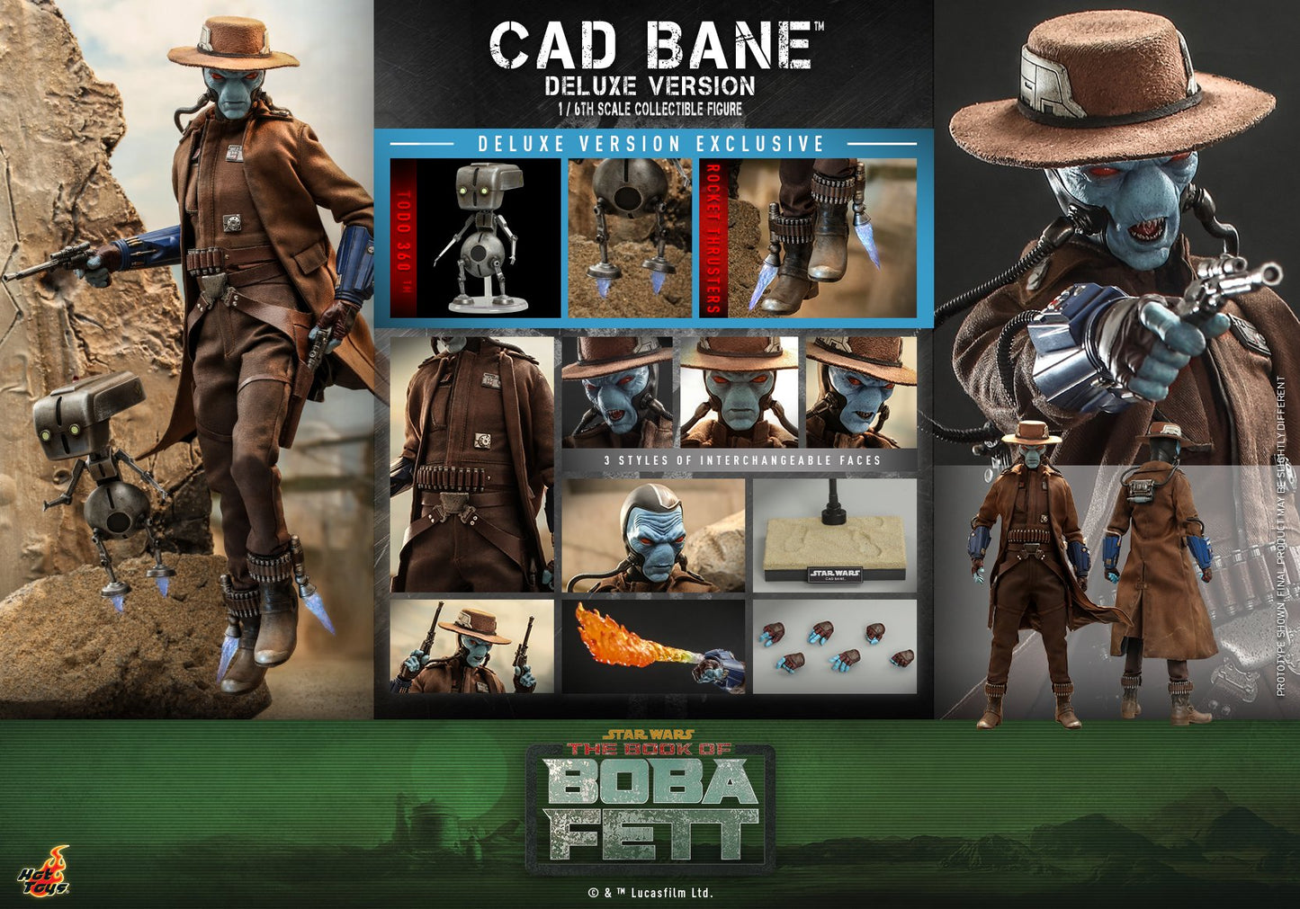 Pedido Figura Cad Bane (Deluxe Version) - Star Wars: The Book of Boba Fett ™ marca Hot Toys TMS080 escala 1/6