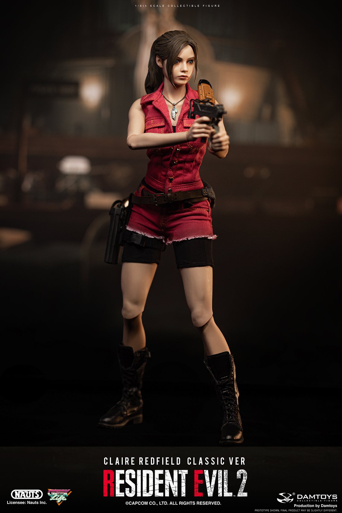 Pedido Figura Claire Redfield Classic Ver. - Resident Evil 2 marca Damtoys DMS038 escala 1/6