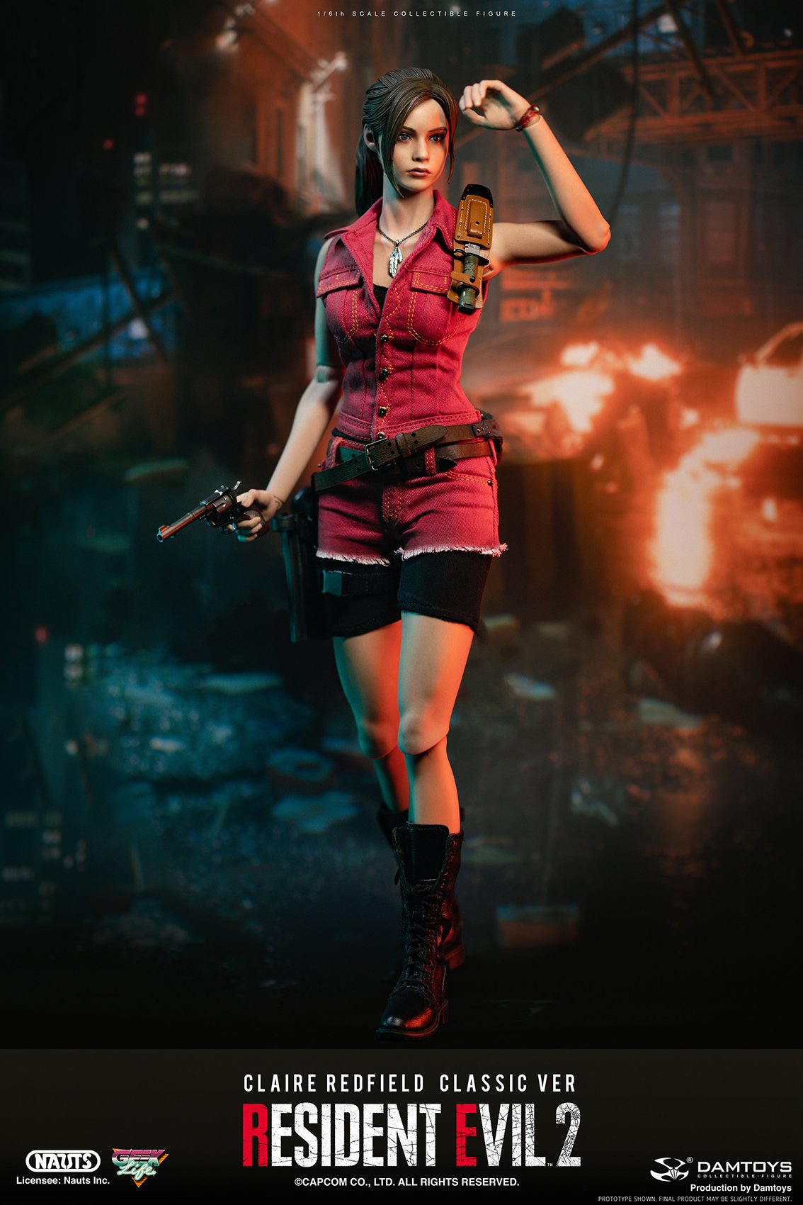 Pedido Figura Claire Redfield Classic Ver. - Resident Evil 2 marca Damtoys DMS038 escala 1/6