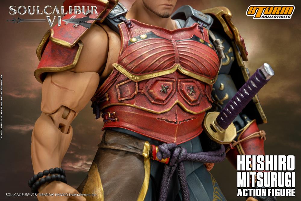 Pedido Figura Heishiro Mitsurugi - Soulcalibur VI marca Storm Collectibles escala pequeña 1/12