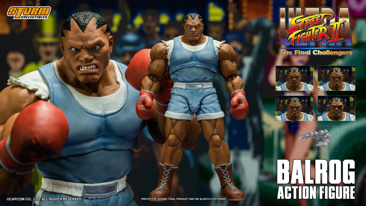 Pedido Figura Balrog - Ultra Street Fighter II marca Storm Collectibles escala pequeña 1/12