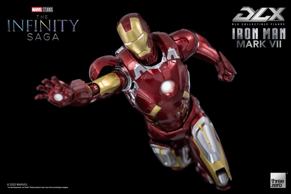 Pedido Figura DLX Iron Man Mark 7 - Avengers Infinity Saga marca Threezero 3Z0255 escala pequeña 1/12