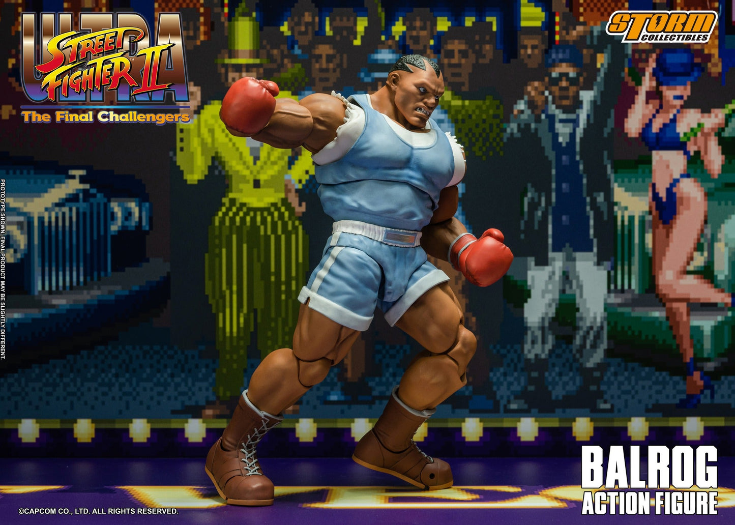 Pedido Figura Balrog - Ultra Street Fighter II marca Storm Collectibles escala pequeña 1/12