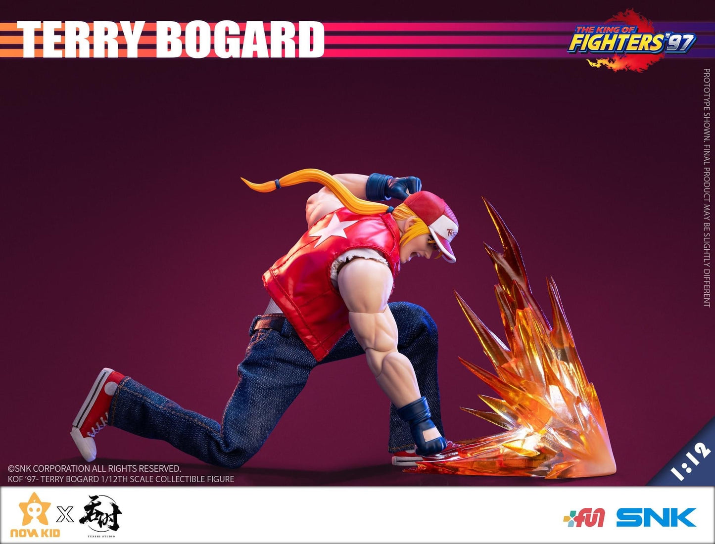 Pedido Figura Terry Bogard - The King of Fighters '97 marca Tunshi Studio SNK TS-XZZ-005 escala pequeña 1/12