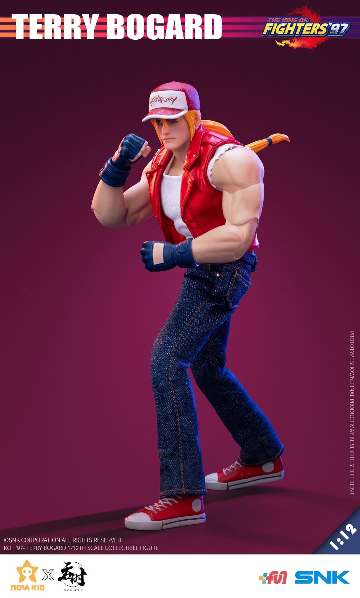 Pedido Figura Terry Bogard - The King of Fighters '97 marca Tunshi Studio SNK TS-XZZ-005 escala pequeña 1/12