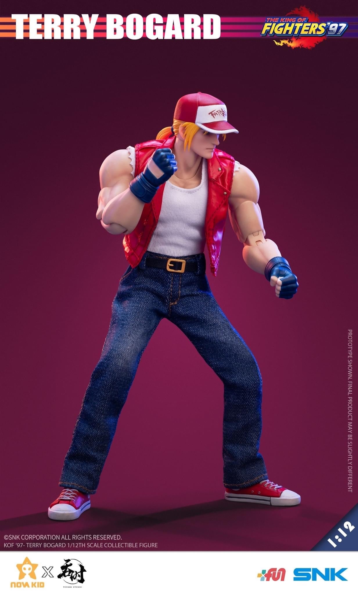 Pedido Figura Terry Bogard - The King of Fighters '97 marca Tunshi Studio SNK TS-XZZ-005 escala pequeña 1/12