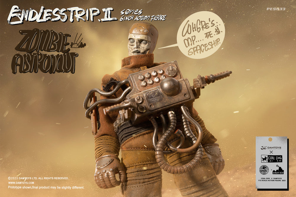 Preventa Figura Zombie Astronaut - Endless Trip 2 marca Damtoys X Coaldog PES033 escala pequeña 1/12 (ART TOY)