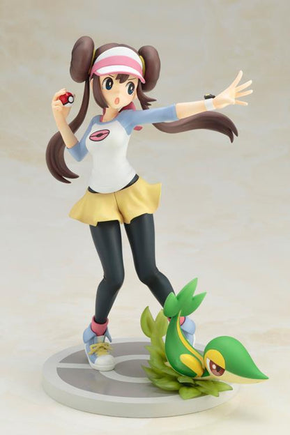 Pedido Estatua Rosa con Snivy - Pokemon - ArtFX J marca Kotobukiya escala 1/8