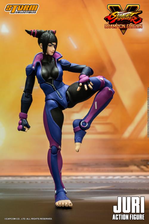 Pedido Figura Juri Han - Street Fighter V: Champion Edition marca Storm Collectibles escala pequeña 1/12