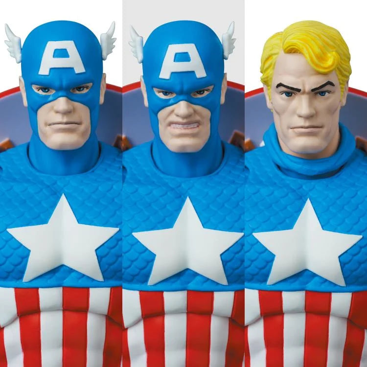 Pedido Figura Capitán América (Comic version) - Marvel Comics - MAFEX marca Medicom Toy No.217 escala pequeña 1/12