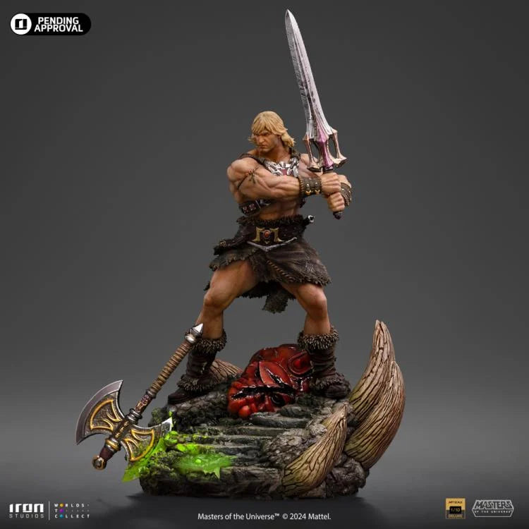 Preventa Estatua He-Man Unleashed (Deluxe) - Masters of the Universe - Limited Edition marca Iron Studios escala de arte 1/10