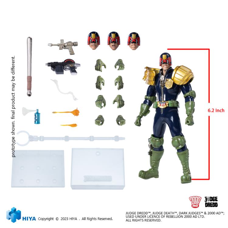 Pedido Figura Judge Dredd (PX Previews Exclusive) - 2000 AD - Exquisite Super Series marca HIYA ESJ0053 escala pequeña 1/12