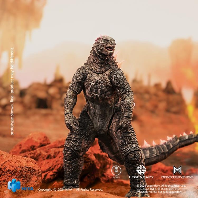 Preventa Figura Godzilla Evolved (Exclusiva PX Previews) - Godzilla x Kong: The New Empire - Exquisite Basic marca HIYA EBG0412 (18 cm)