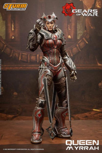 Preventa Figura Queen Myrrah - Gears of War  marca Storm Collectibles escala pequeña 1/12