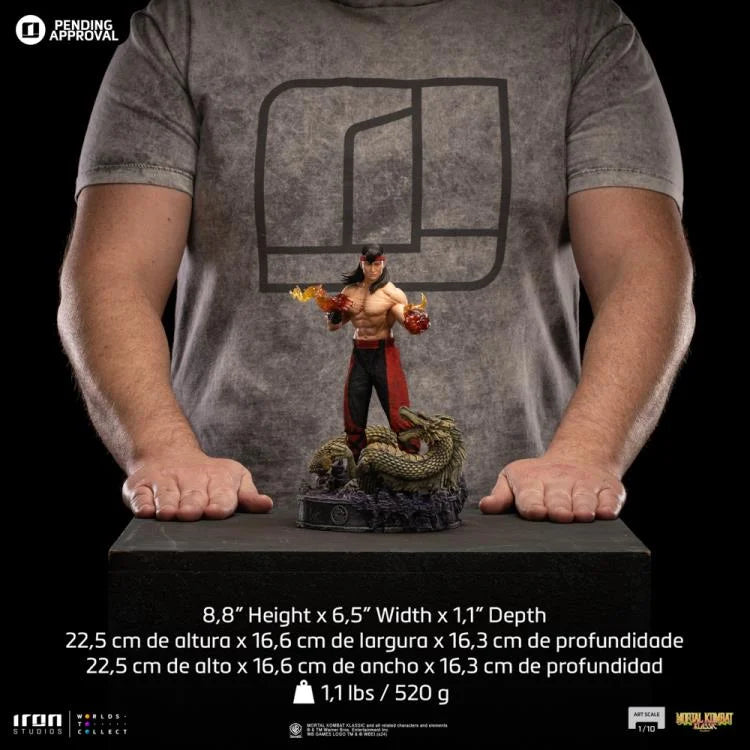 Preventa Estatua Liu Kang - Mortal Kombat - Limited Edition marca Iron Studios escala de arte 1/10