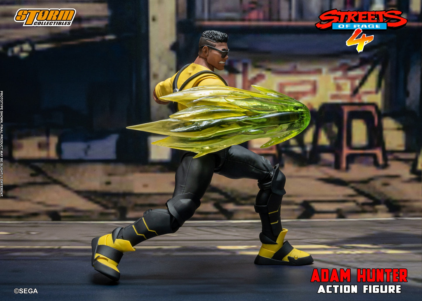 Preventa Figura Adam Hunter - Streets of Rage 4 marca Storm Collectibles escala pequeña 1/12