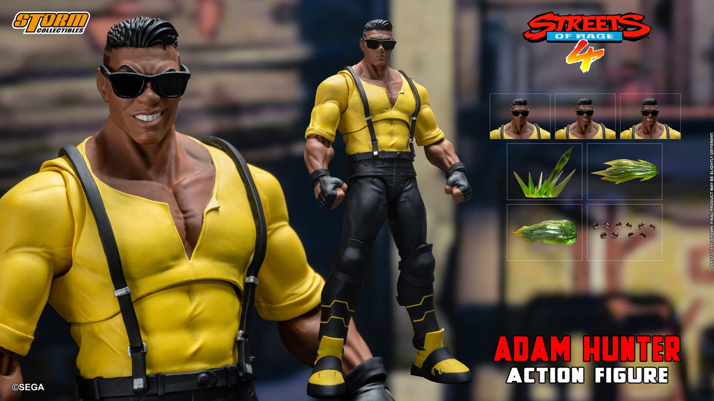 Preventa Figura Adam Hunter - Streets of Rage 4 marca Storm Collectibles escala pequeña 1/12